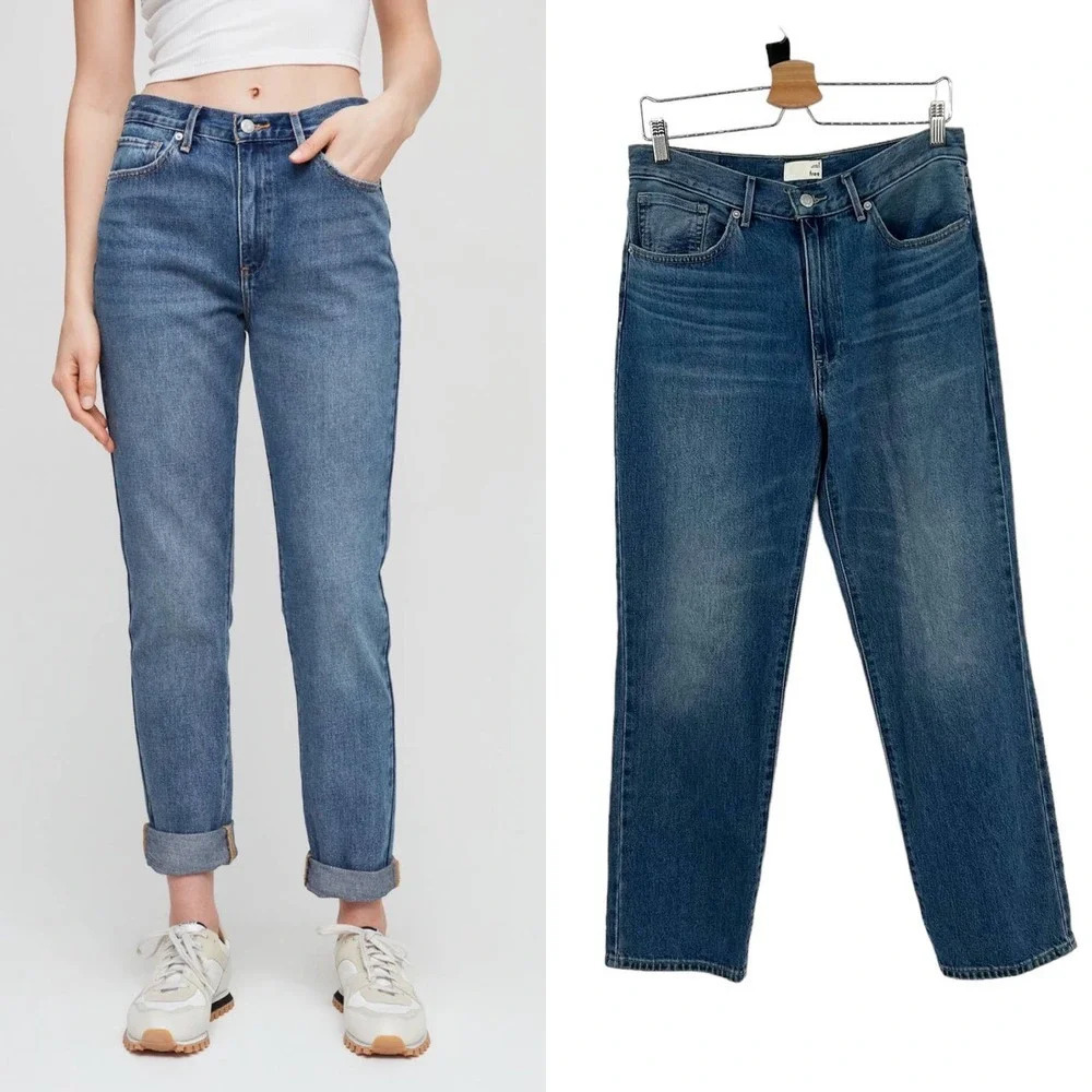 Aritzia Wilfred Free‎ Nikki Relaxed Jeans Non Stretch Size 8